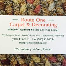route one carpet decorating project