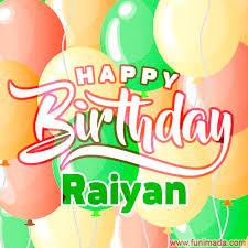 Therefore, you can use the ff special name generator. Happy Birthday Image For Raiyan Colorful Birthday Balloons Gif Animation Download On Funimada Com