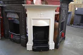 Painted Edwardian Bedroom Fireplace