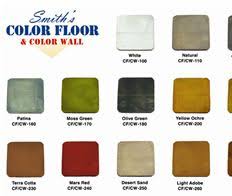 Cement Floor Color Chart Restie Cleaning Concrete Floors