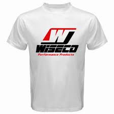 New Wiseco Performance Piston Logo Mens White T Shirt Size