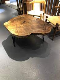 China Solid Wooden Slab Table Top