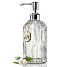 Hmwy Glass Soap Dispenser 450ml With