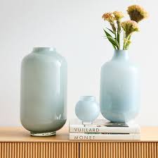 Mari Glass Vases Sage West Elm