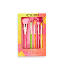 revolution neon heat brushes set