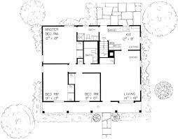 House Plan 95000 Retro Style With