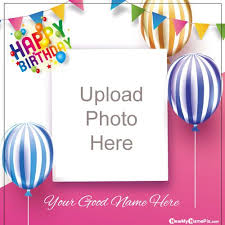 birthday frame wishes images with name