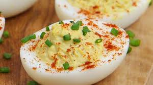 greek yogurt deviled eggs no mayo