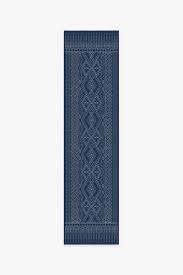 herdanza navy blue tufted rug ruggable