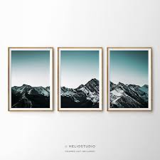Mountain Range Panoramic Art Prints
