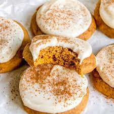 soft pumpkin cookies with cream cheese