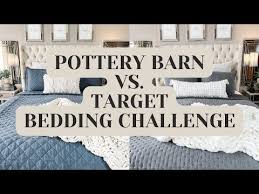 pottery barn vs target bedding is