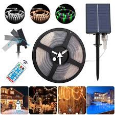 solar powered led strip lights outdoor