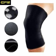 New Knee Recovery Sleeve Copper Compression Joint Fit Support Brace Plus Size S