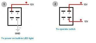 12 volt all the time and 12 volt switched? 4 Pin Switch Wiring Diagram Diagram Switch Wire