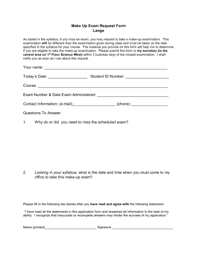 exam request form svsu svsu fax