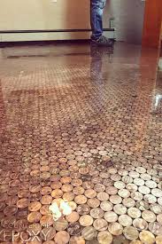 epoxy penny floor the 4 components