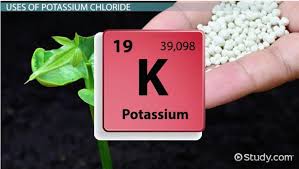 potium chloride formula uses