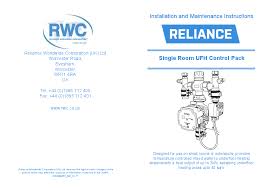 reliance ufh heat pump underfloor