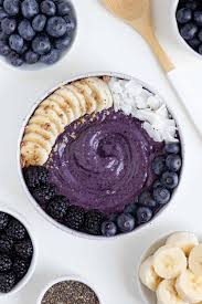 blueberry banana smoothie bowl purely