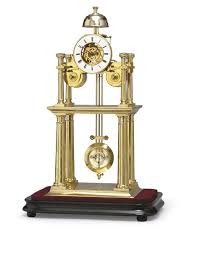 Clock Skeleton Clock French Antique