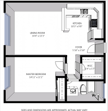 one bedroom floor plan the heights 76107