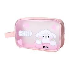 makeup pouch cute large capacity handle