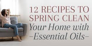 spring clean your home with essential oils