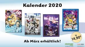 Here are all the anime you can expect to see that's worth watching! Otakucast 034 Kalender 2020 Sao Steins Gate 0 Seven Deadly Sins Youtube