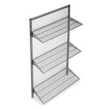 33 L X 63 H Wall Mount Shelving With 3