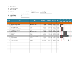 Gantt Chart Template Worksheet Excel Templates At
