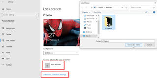 customize your windows lock screen