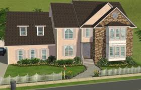 mod the sims 5 bedroom colonial style