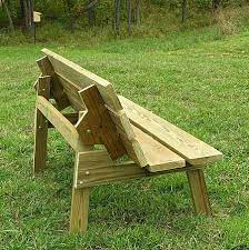 convertible bench table construction