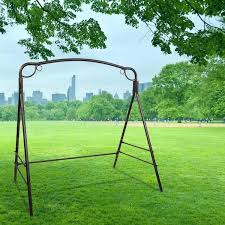 6 Ft X 4 Ft X 5 9 Ft Metal Hammock Stand Swing Frame In Bronze