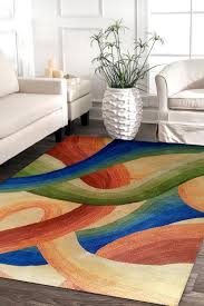 abstract art modern hand tufted carpet