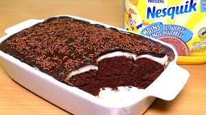 quick nesquik chocolate cake dessert
