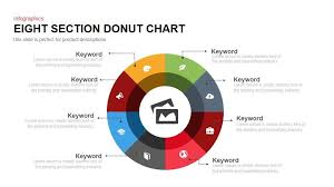 8 Section Donut Chart Powerpoint Template And Keynote