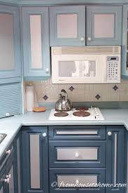 how to paint melamine kitchen cabinets