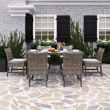 How long does it take to get outdoor furniture from martha stewart? Best Selling Martha Stewart Broxton 7 Piece Dining Set In Light Brown And Beige Accuweather Shop