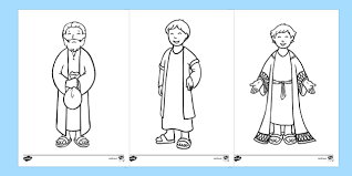 Parables children's sermons & resources. The Prodigal Son Story Colouring Sheets Teacher Made