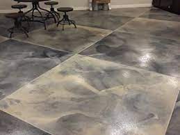 make concrete look like marble floors