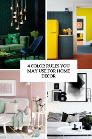 4 color rules you may use for home