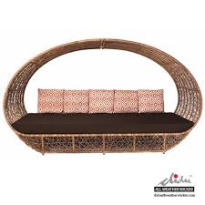 Premium Wicker Rattan Patio Daybed With