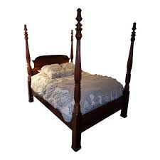 Carved Cherry Poster Bed