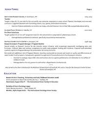 Sample Resume For Teacher   Free Resume Example And Writing Download