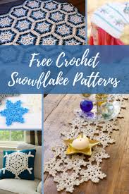 75 Free Crochet Snowflake Patterns Ornaments