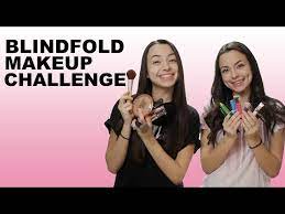 blindfold makeup challenge merrell