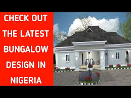 Latest Bungalow House Design In Nigeria