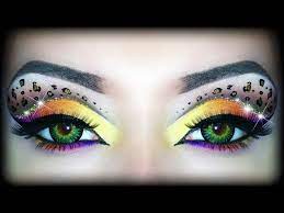 rainbow leopard print makeup tutorial